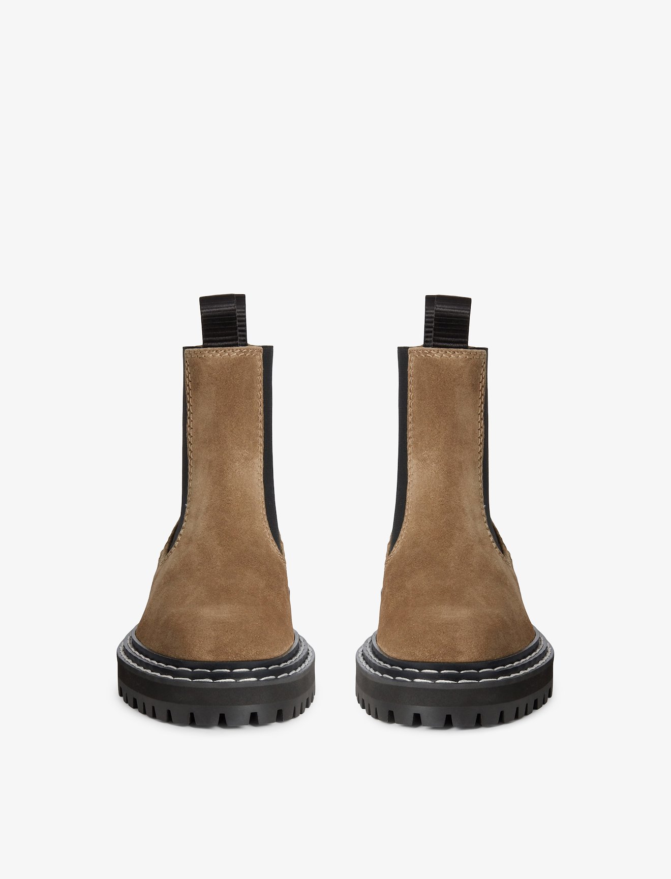 Suede Lug Sole Chelsea Boots #1