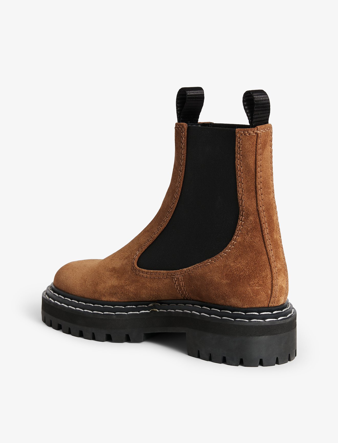 Suede Lug Sole Chelsea Boots #2