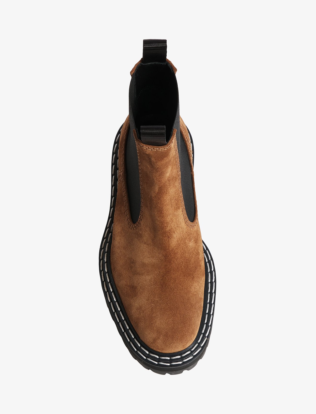 Suede Lug Sole Chelsea Boots #3