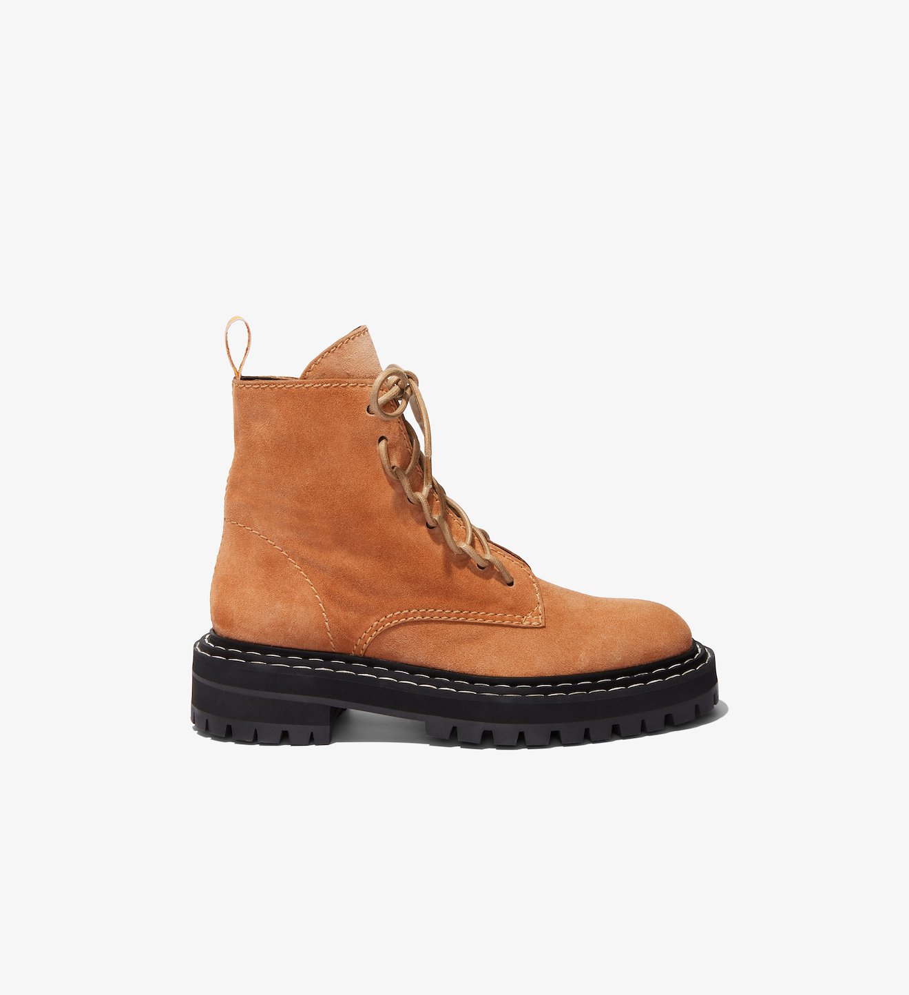 proenza schouler suede combat boots