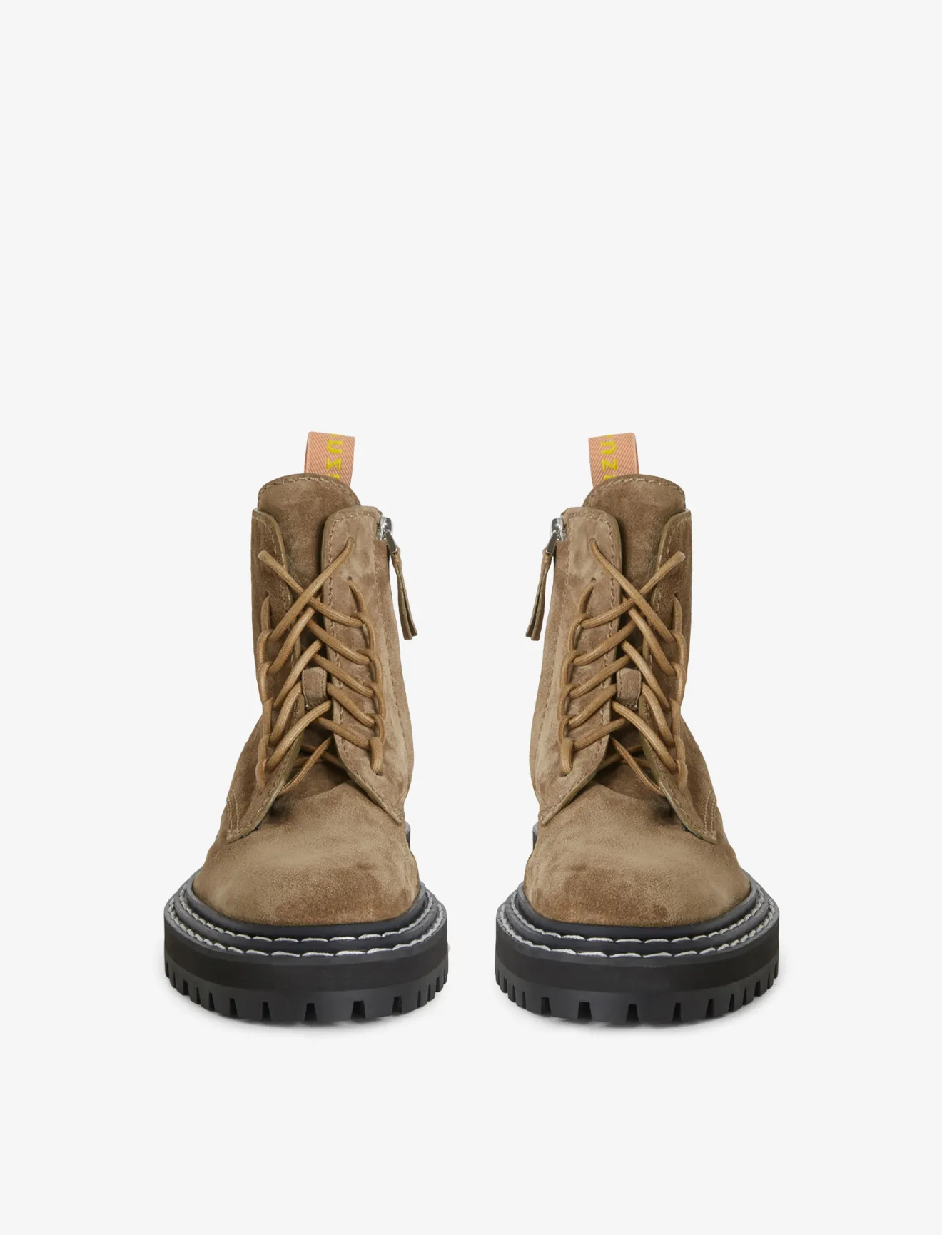 proenza schouler suede combat boot