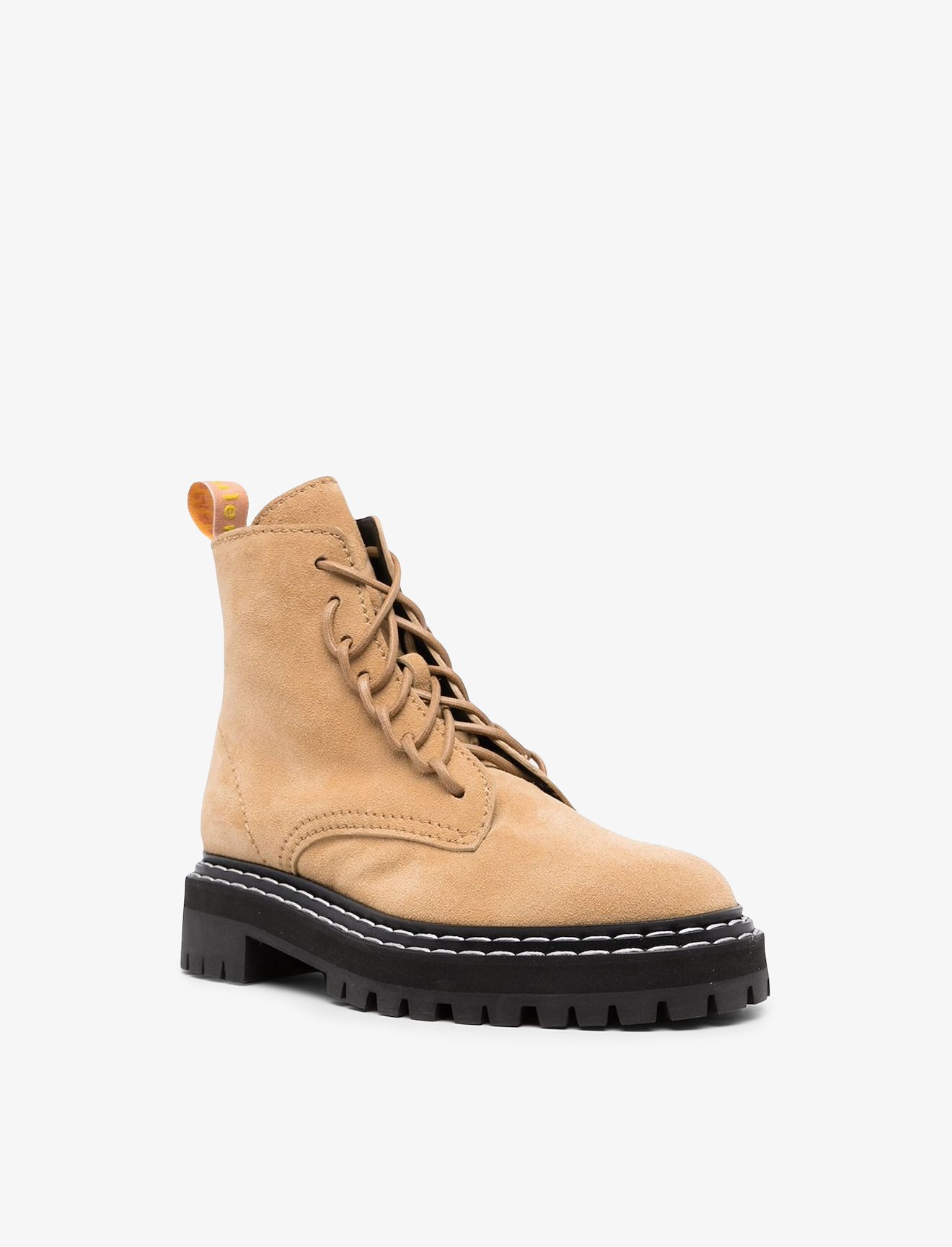 Suede Lug Sole Combat Boots #1