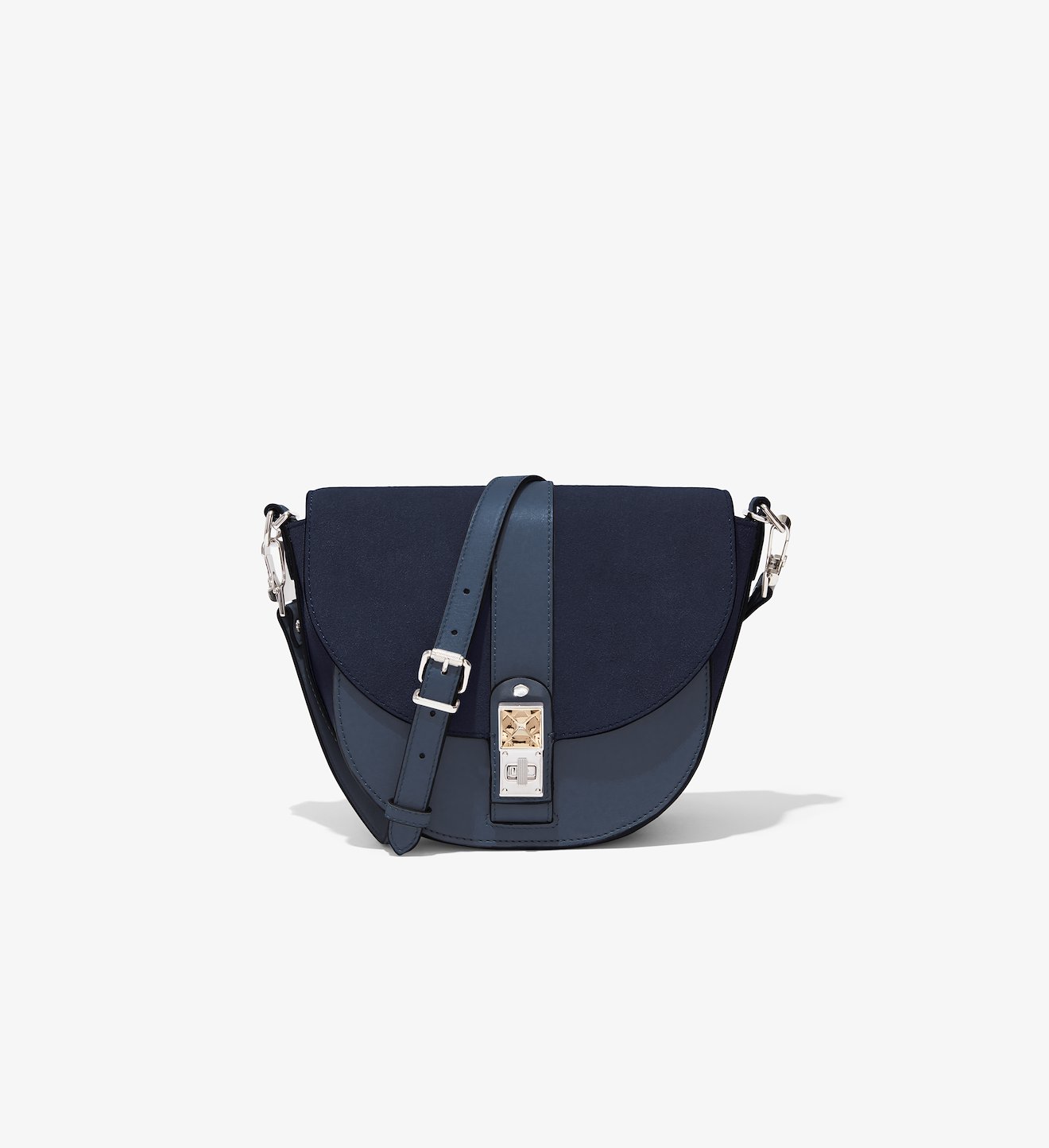 Suede PS11 Medium Saddle Bag