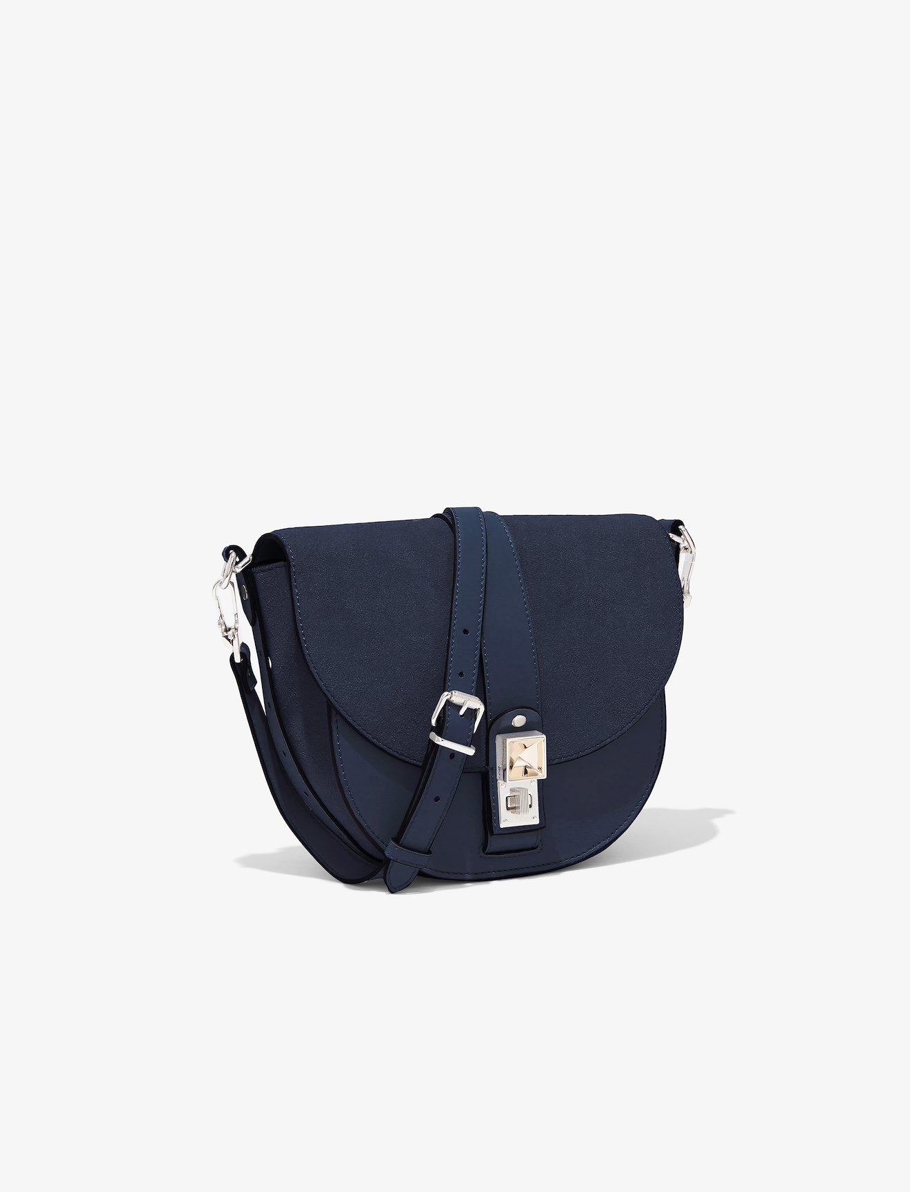 Suede PS11 Medium Saddle Bag #1
