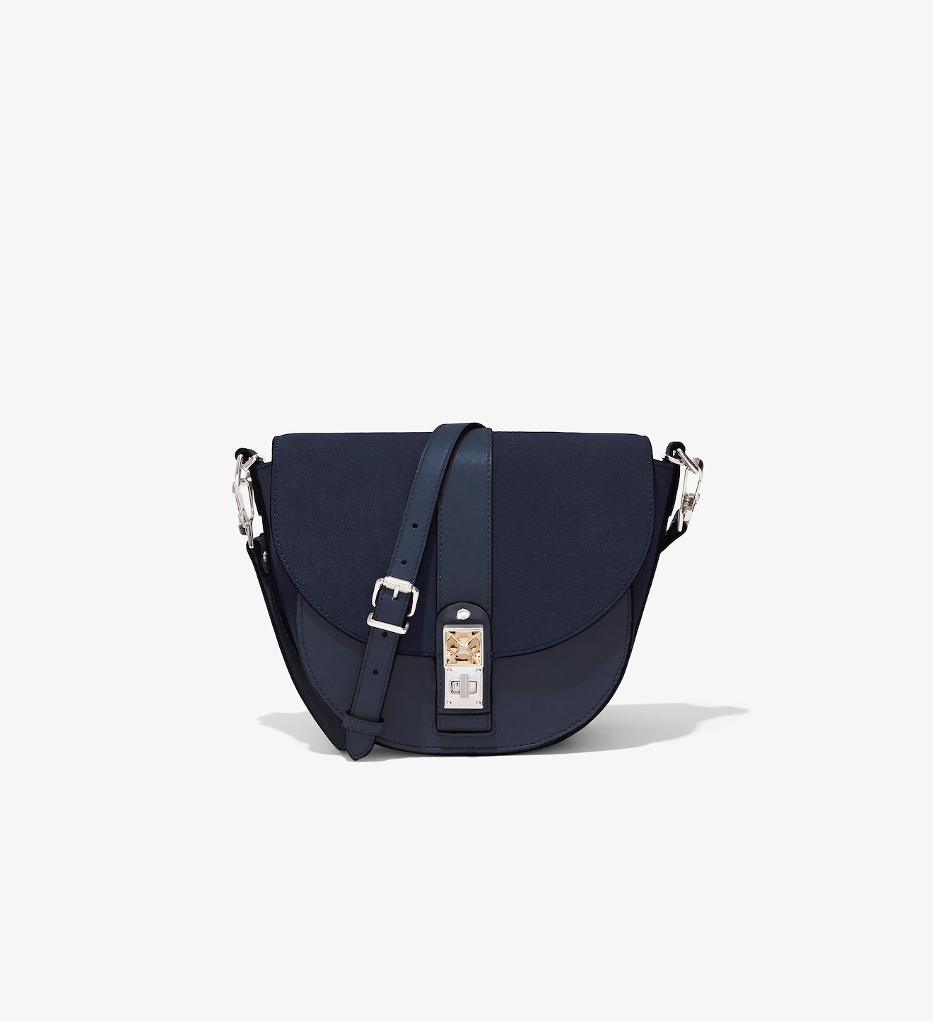 Suede PS11 Medium Saddle Bag