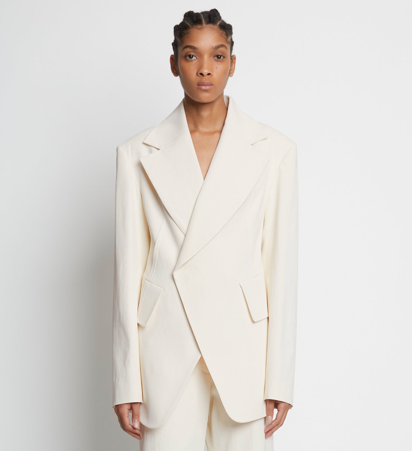 Technical Stretch Linen Blazer