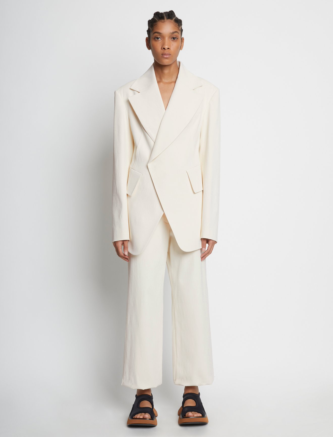 Technical Stretch Linen Blazer #1