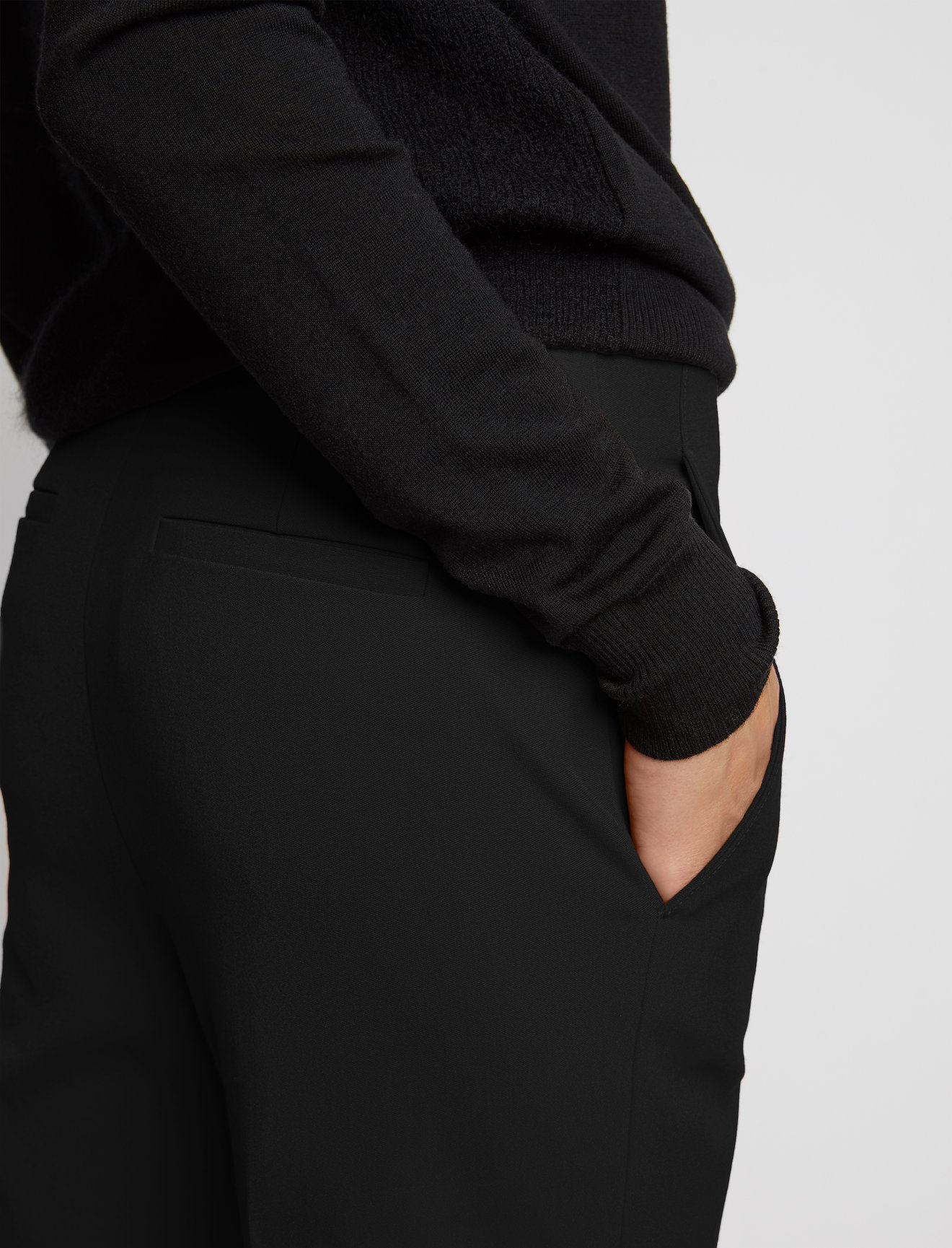 Technical Wool Crop Flare Pants #3