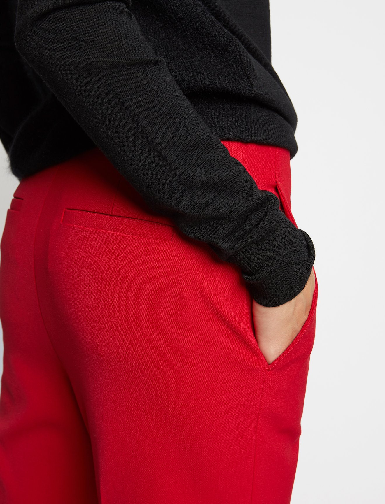 Technical Wool Crop Flare Pants #3