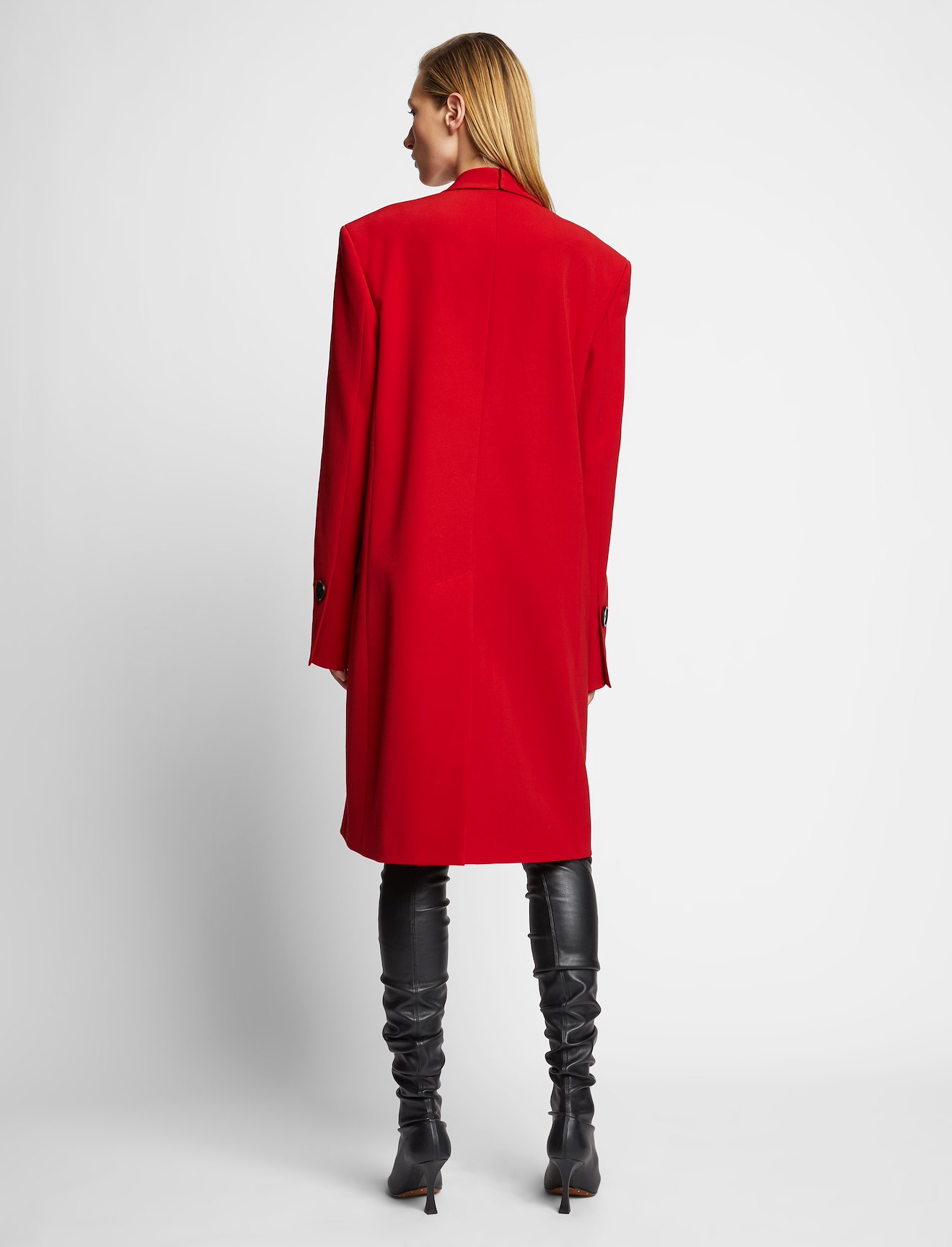 Technical Wool Double Breasted Coat #2