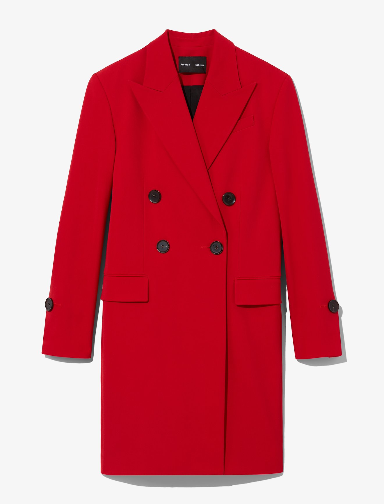 Technical Wool Double Breasted Coat #4