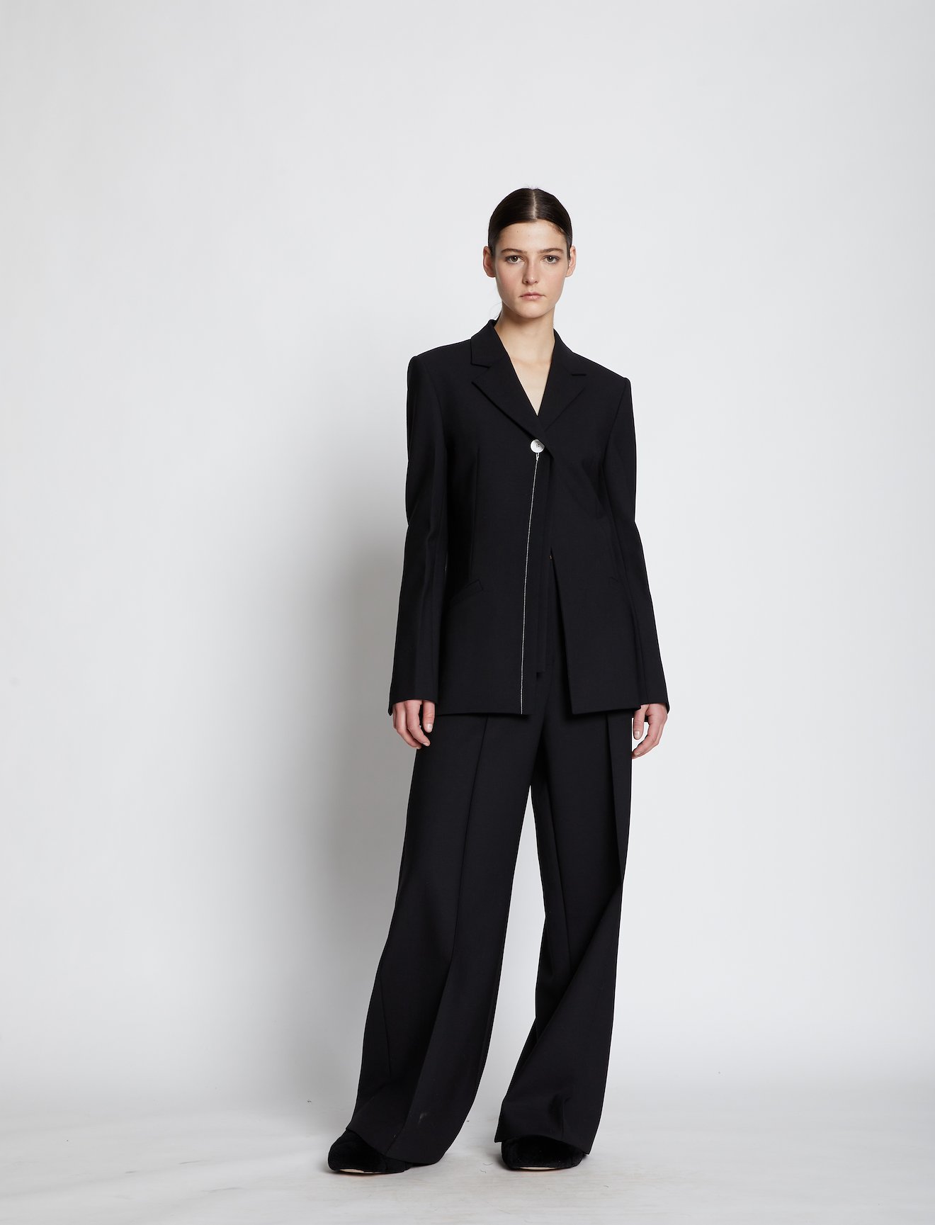 Technical Wool Long Line Blazer #4