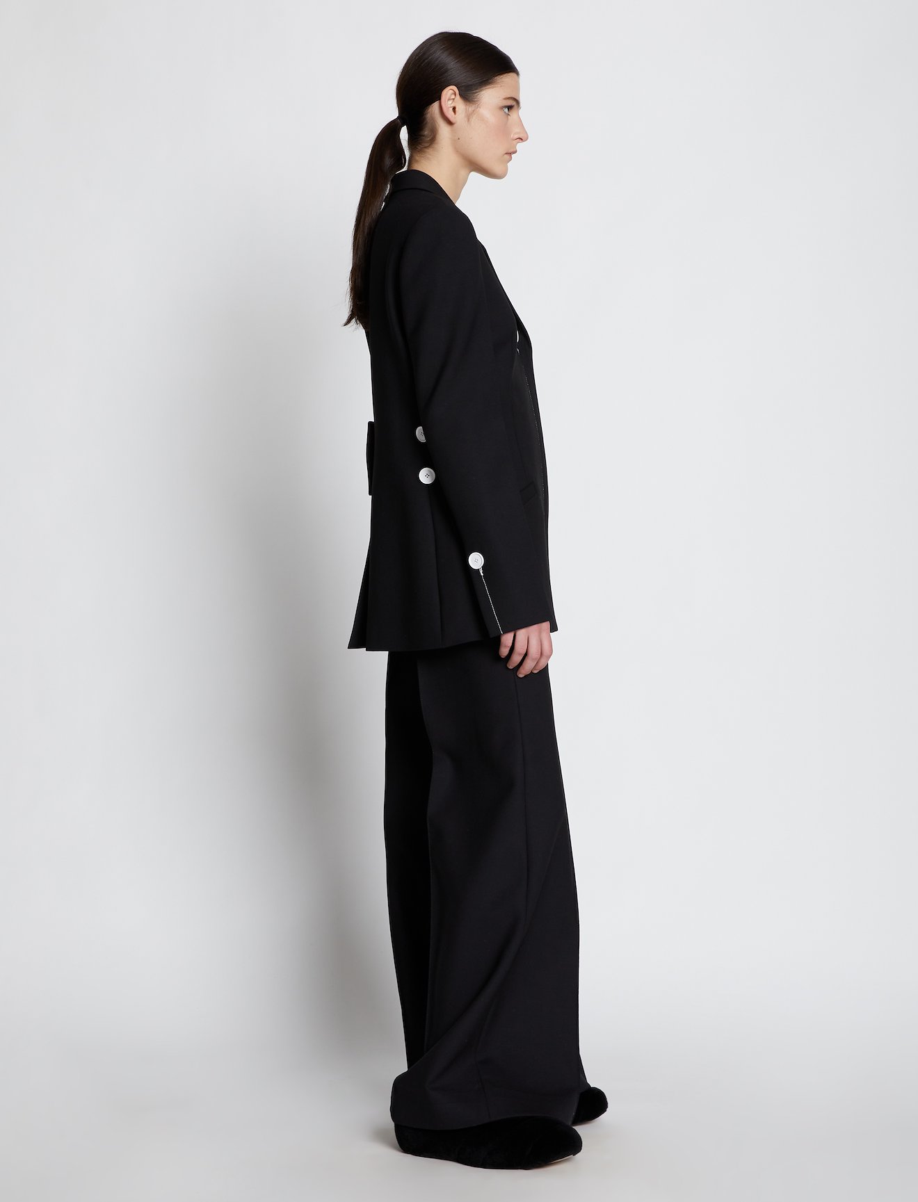 Technical Wool Long Line Blazer #2