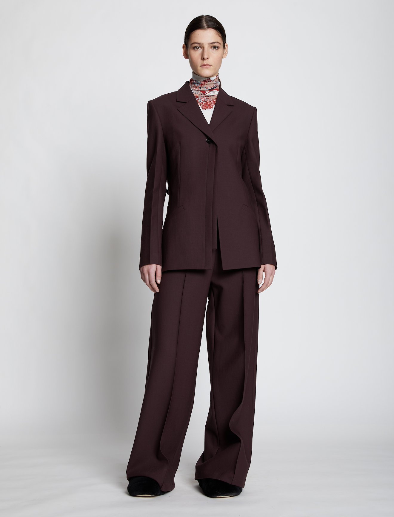 Technical Wool Long Line Blazer #4