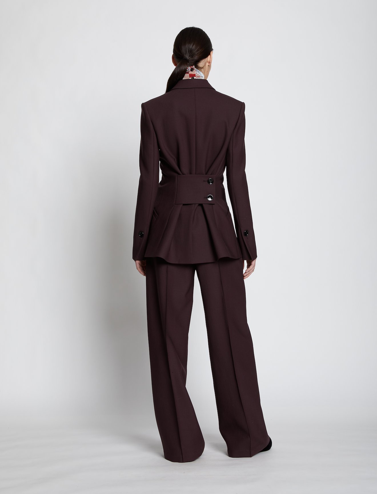 Technical Wool Long Line Blazer #2