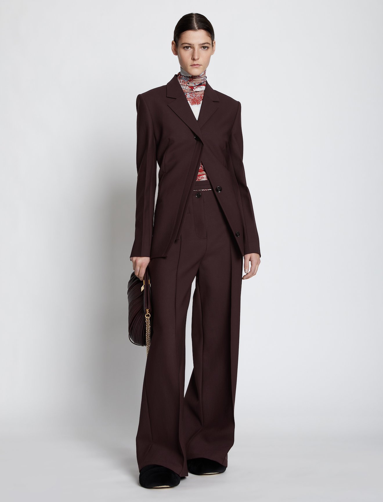 Technical Wool Long Line Blazer