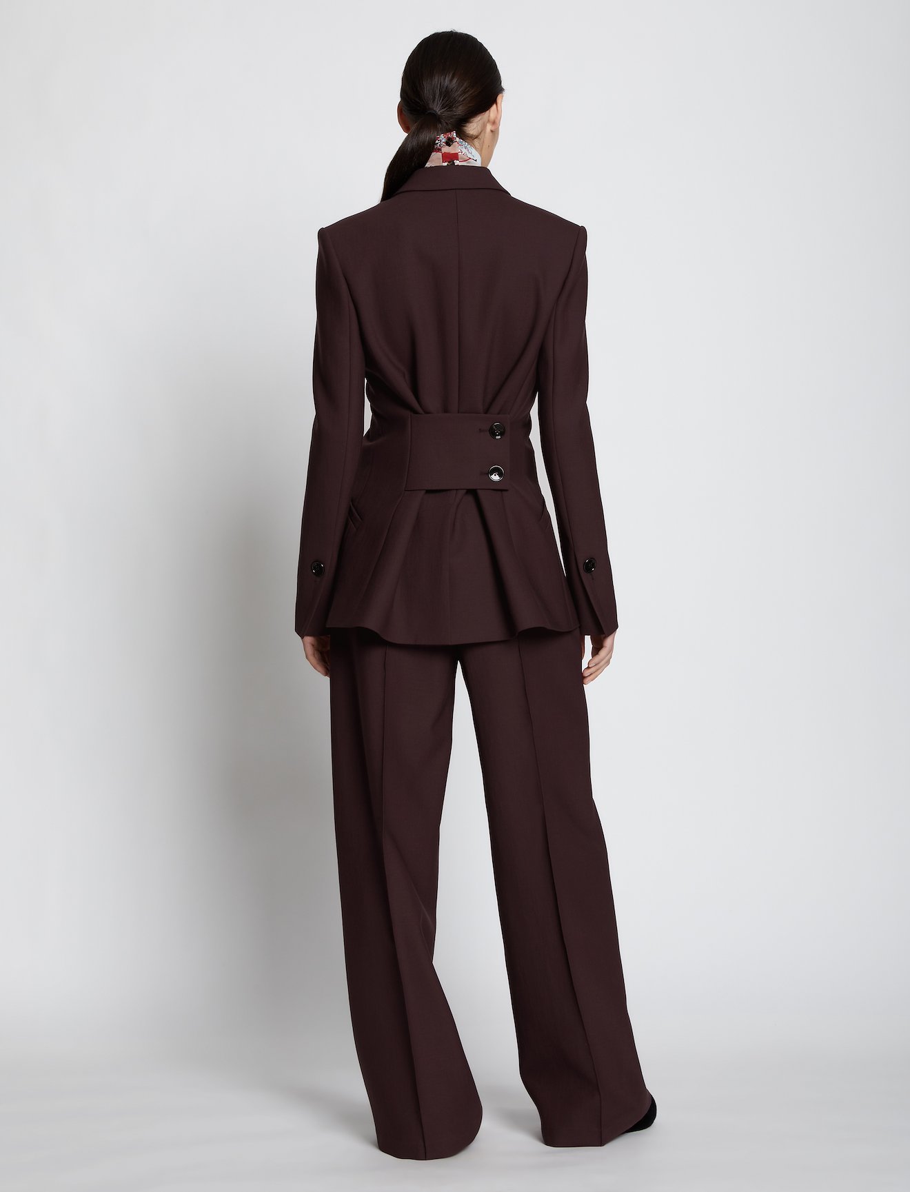 Technical Wool Long Line Blazer #2