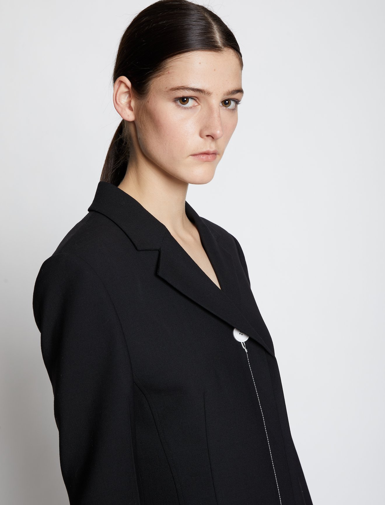 Technical Wool Long Line Coat #3