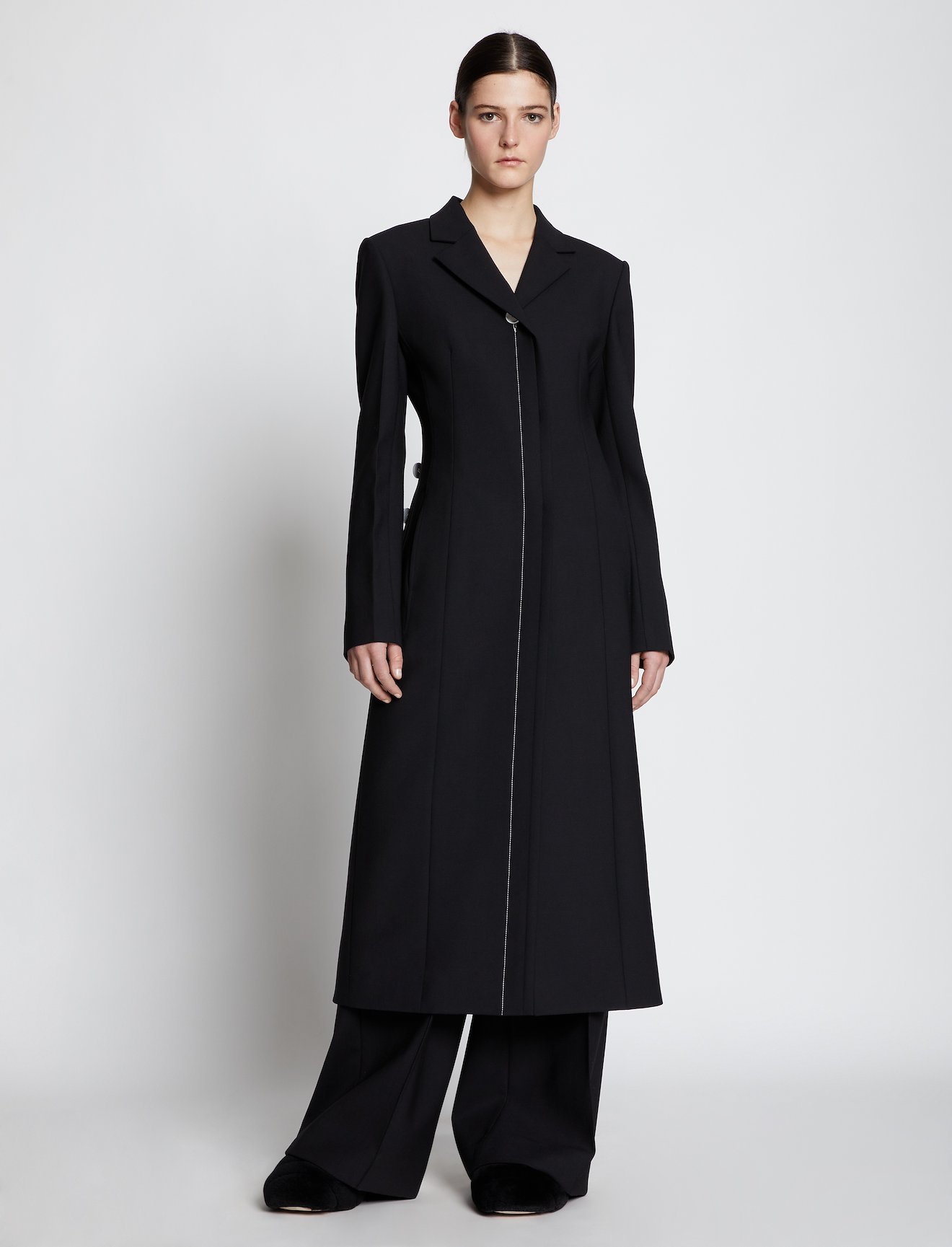 Technical Wool Long Line Coat #5