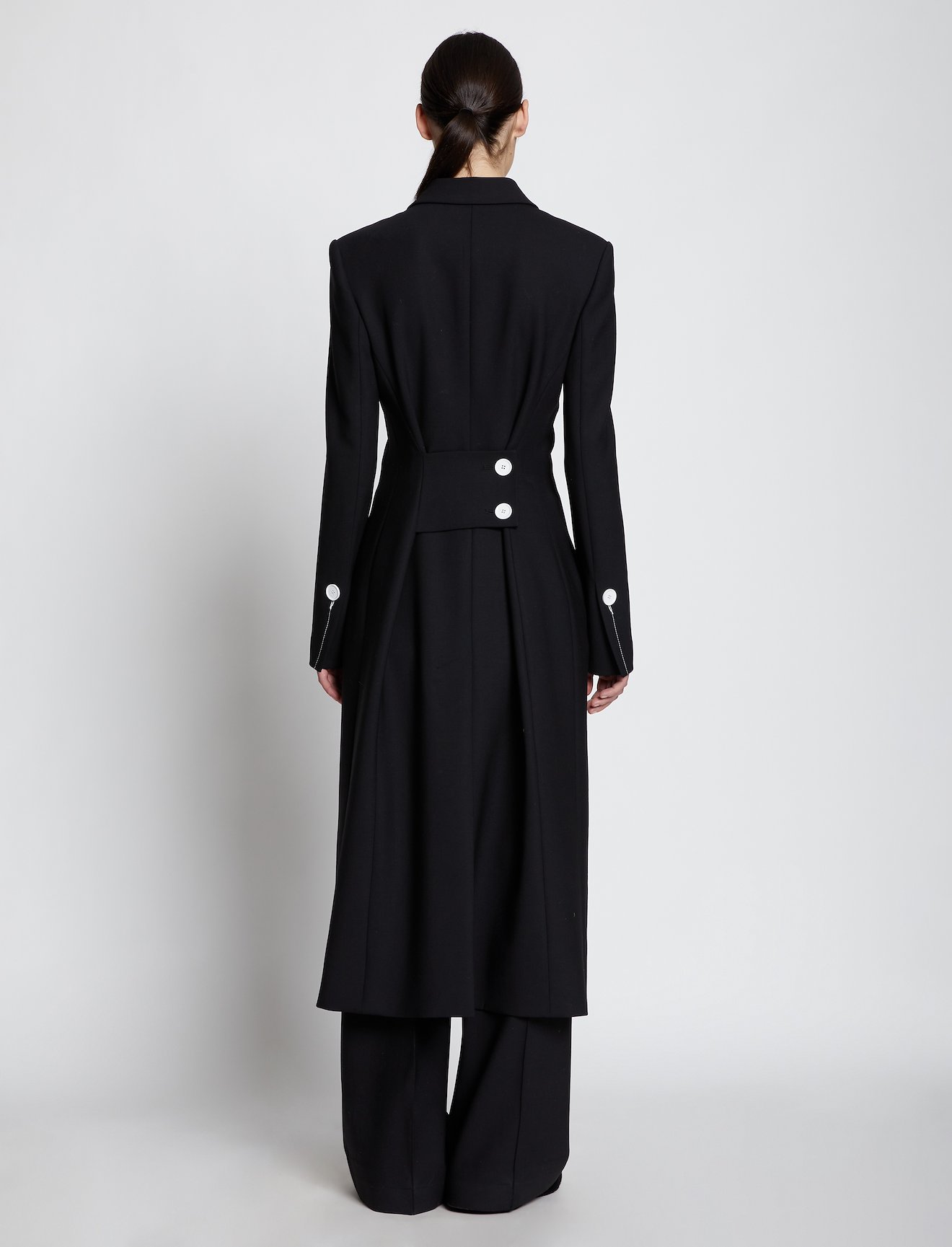 Technical Wool Long Line Coat #2