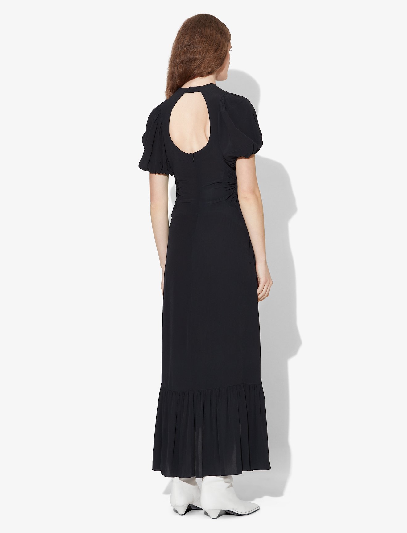 Textured Crepe Cinched Dress #2