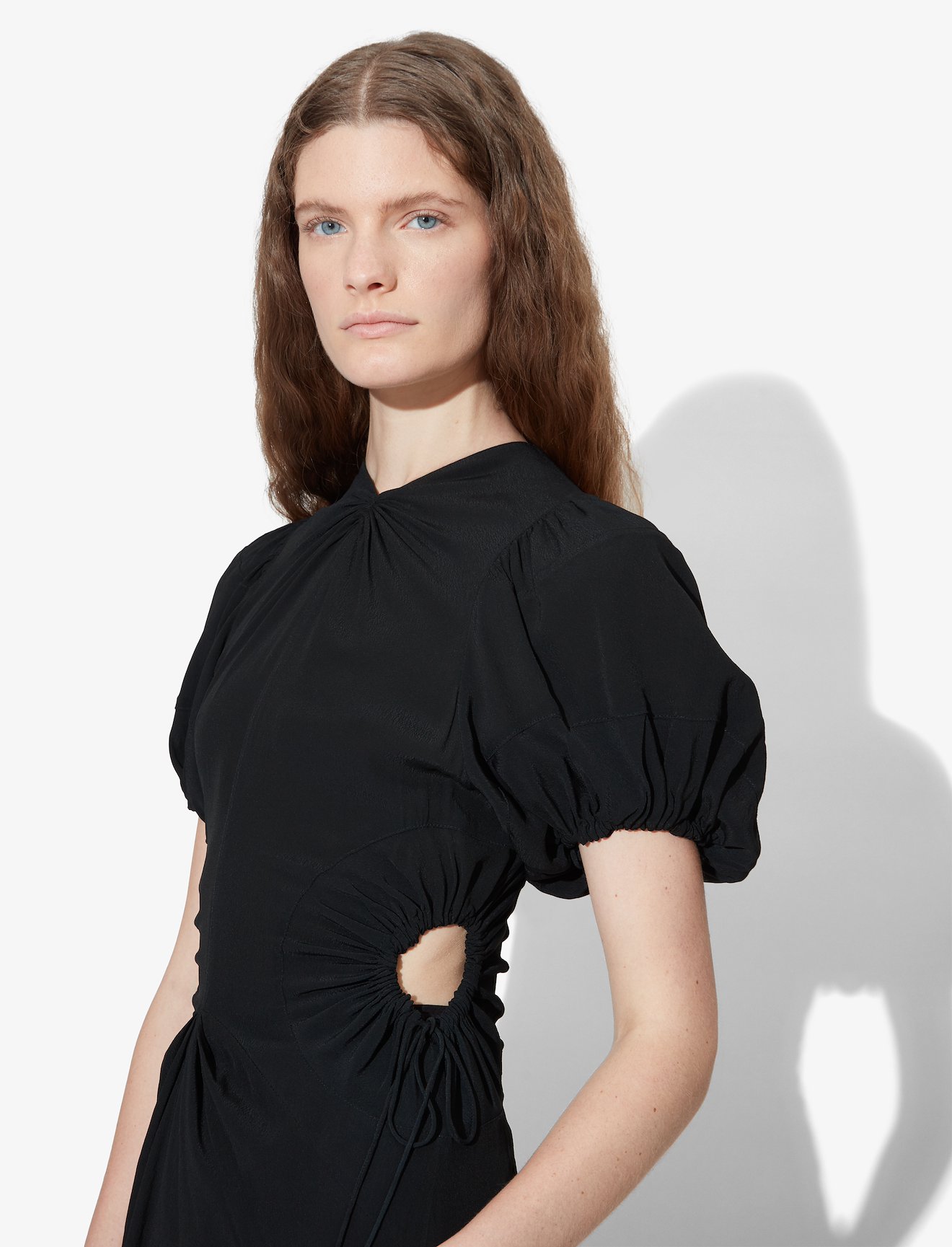 Textured Crepe Cinched Dress #3