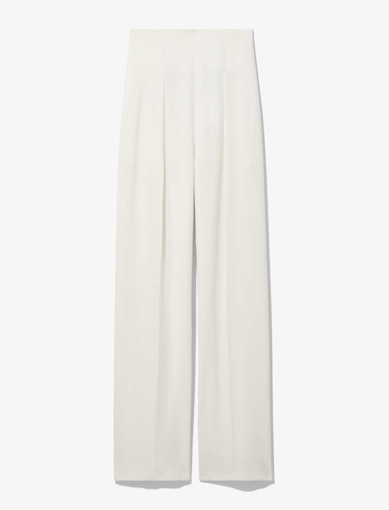 Textured Crepe High Waist Pants #4