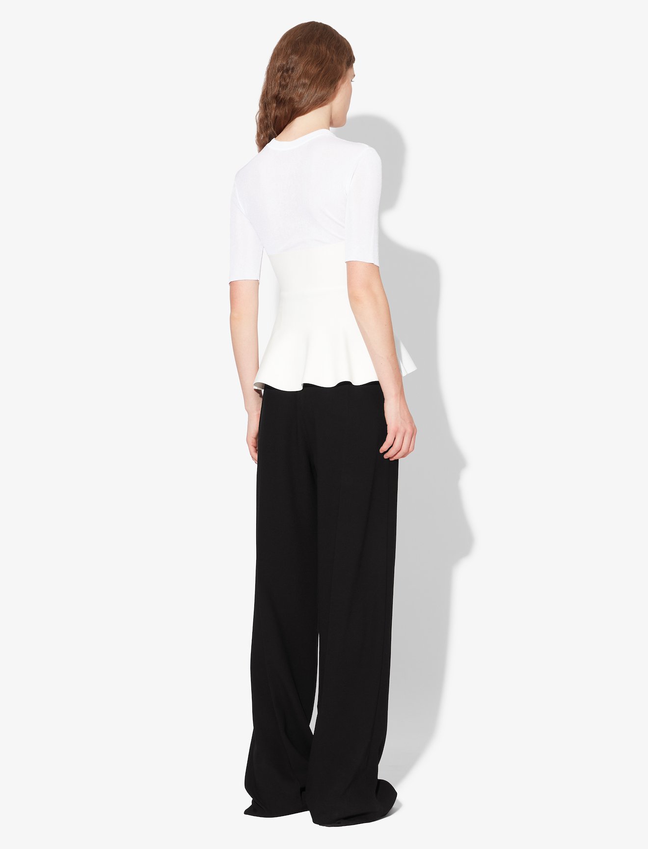 Textured Crepe High Waist Pants #2