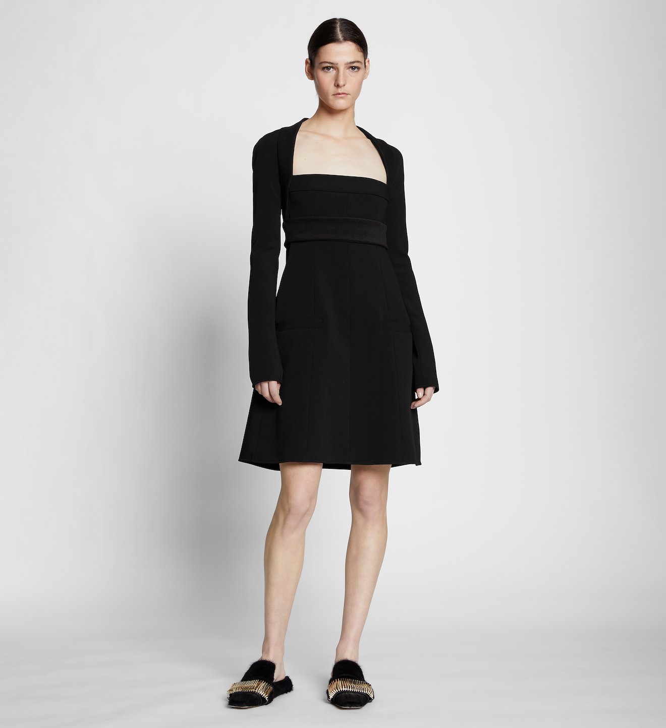 Textured Short Dress