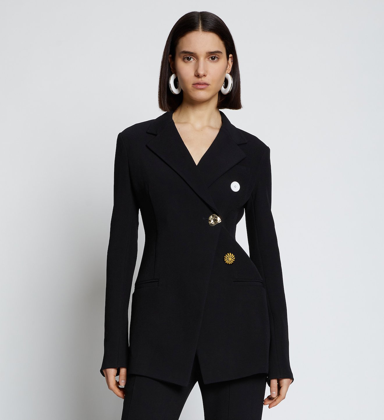 Textured Suiting Blazer