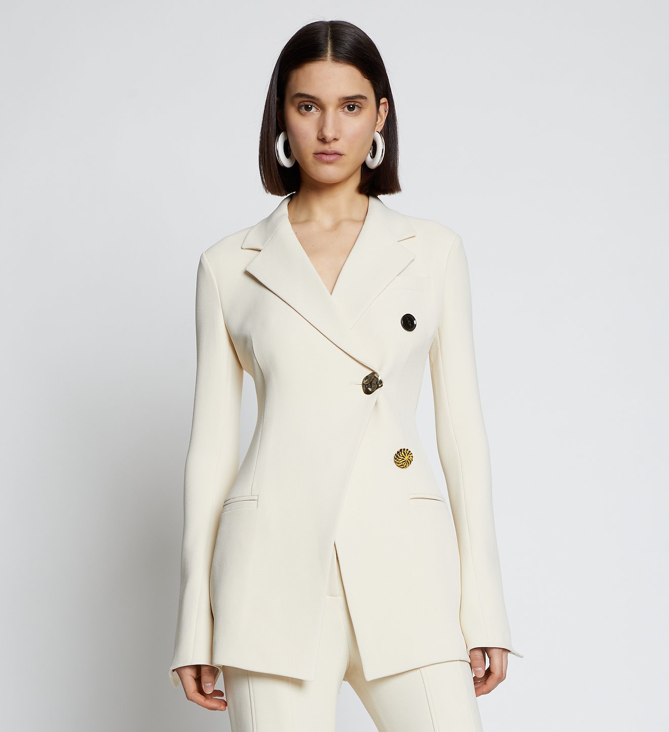 Textured Suiting Blazer