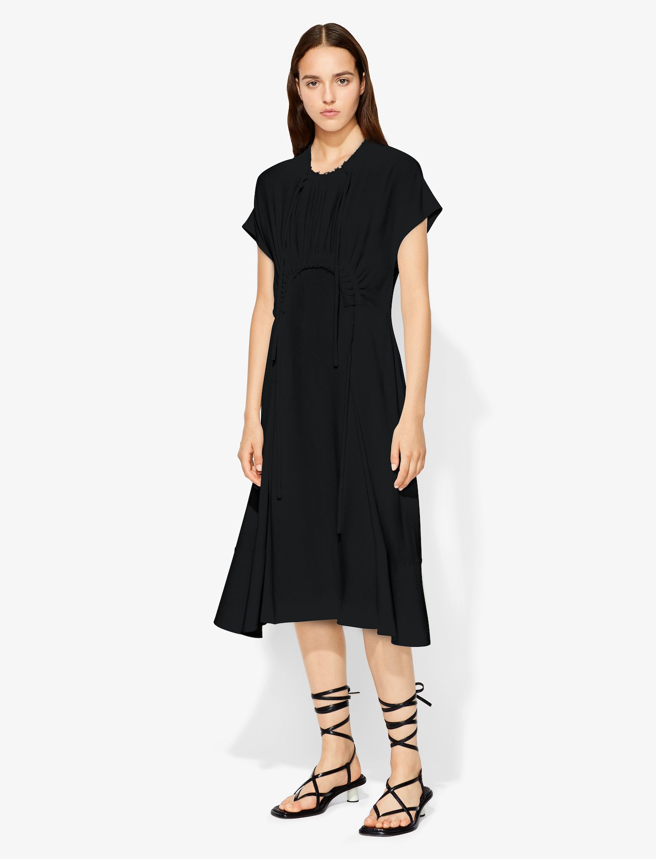Tie Detail Long Dress #1