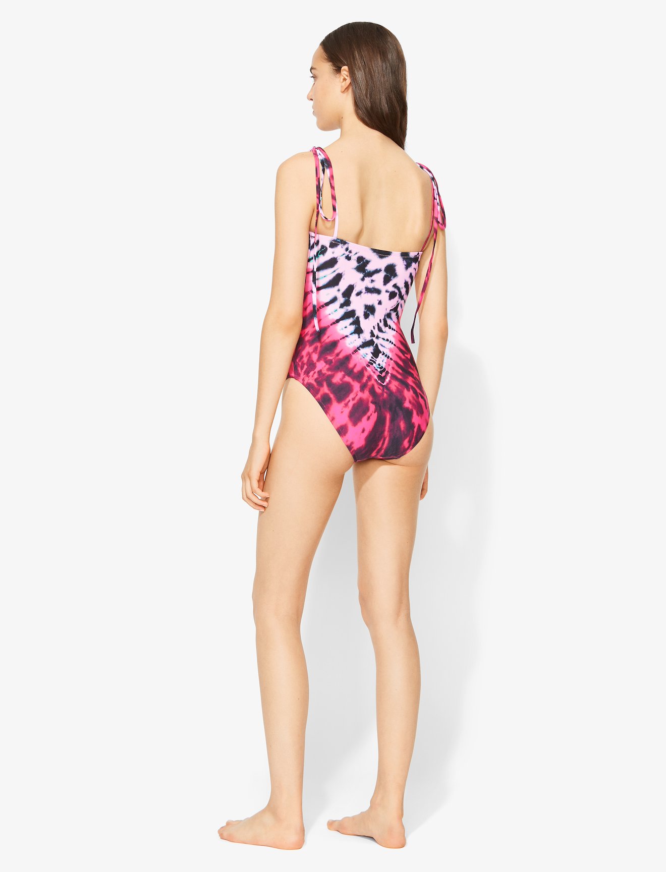 Tie Dye Bandeau Swimsuit #3