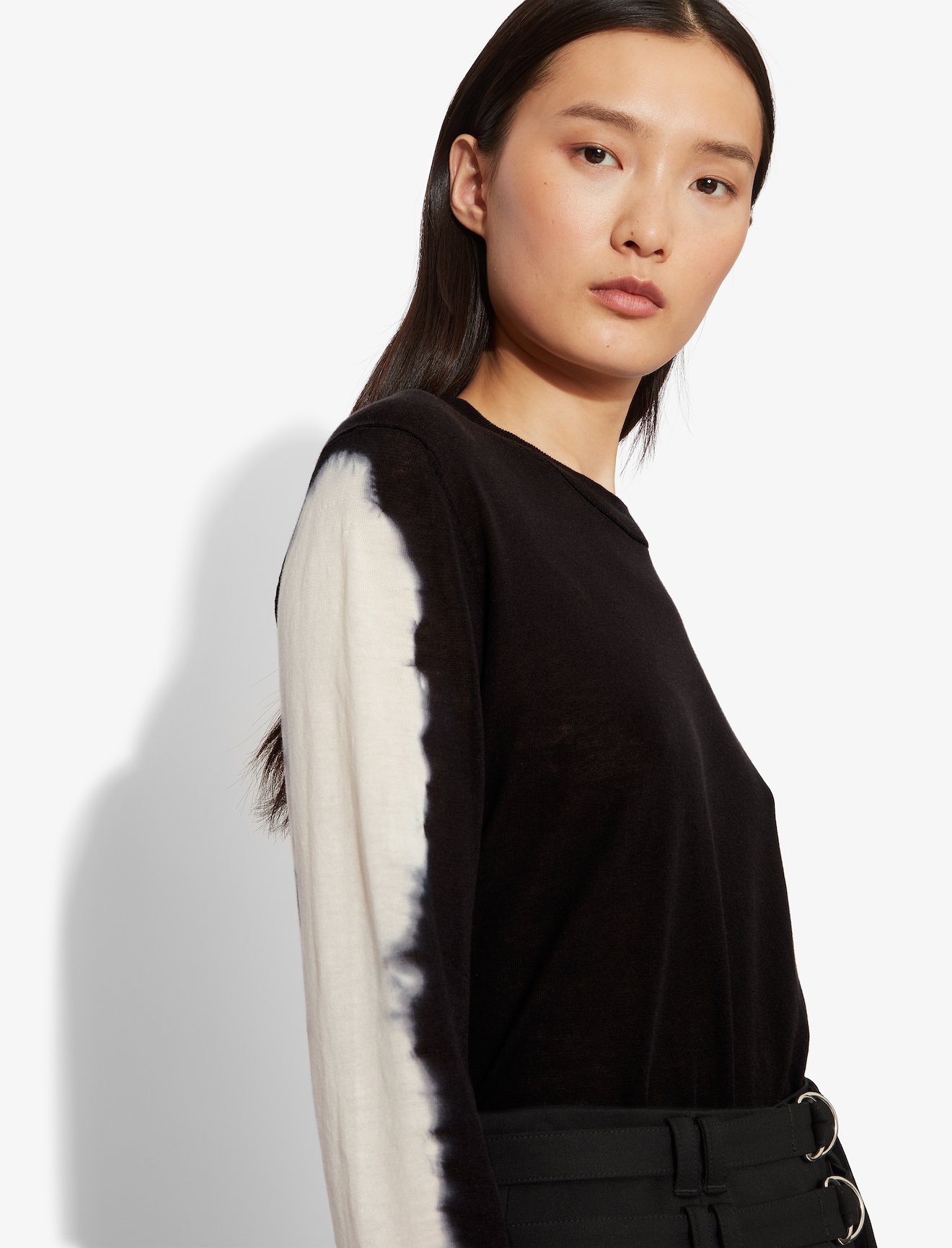 Tie Dye Crewneck Knit Top #3
