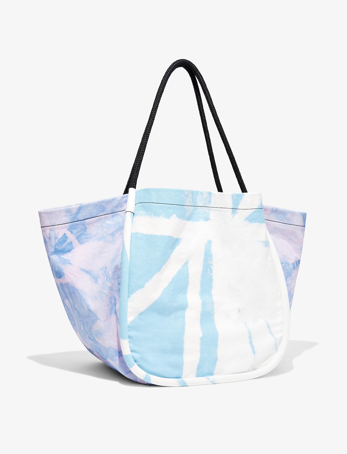 Tie Dye Denim XL Tote #1