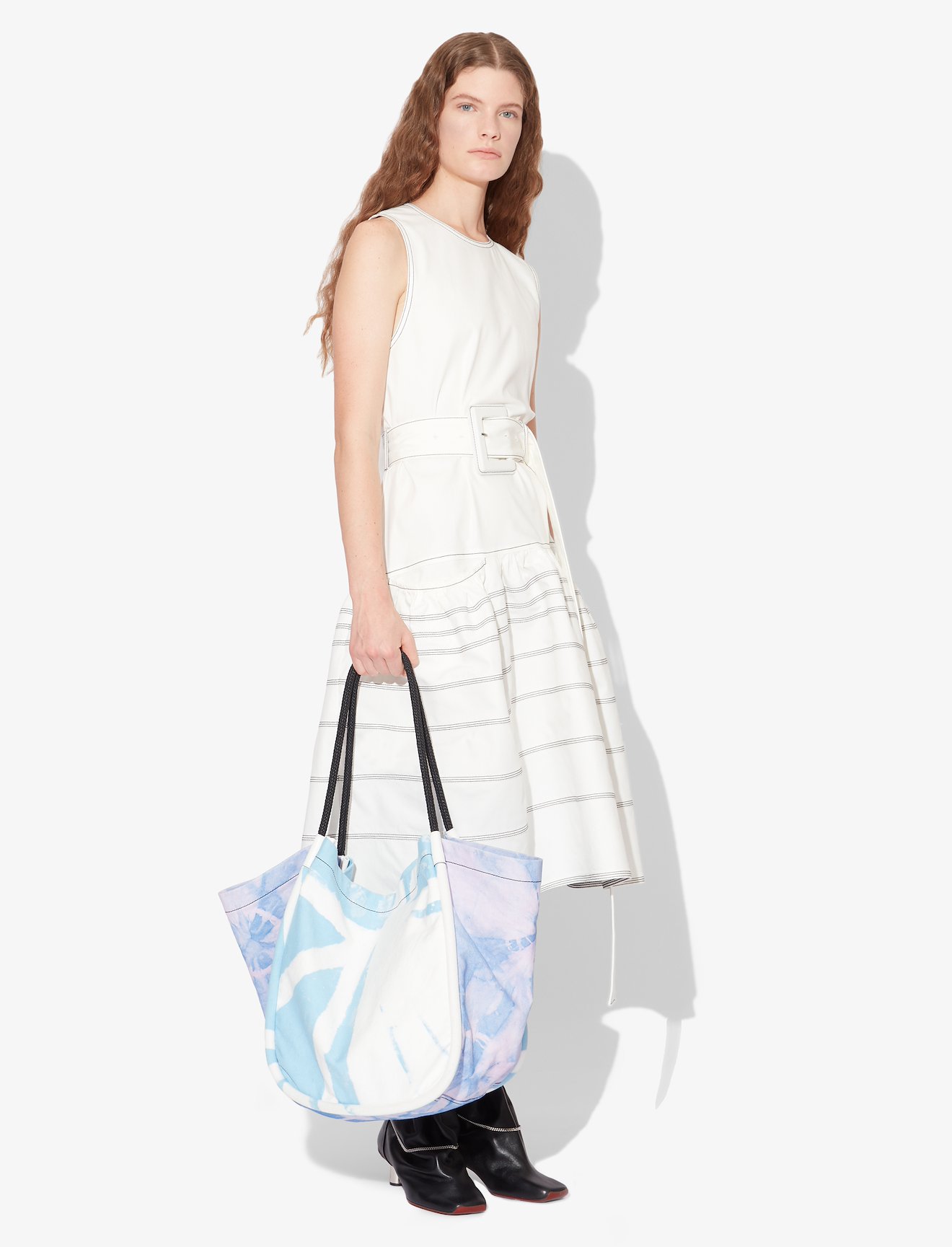Tie Dye Denim XL Tote #2