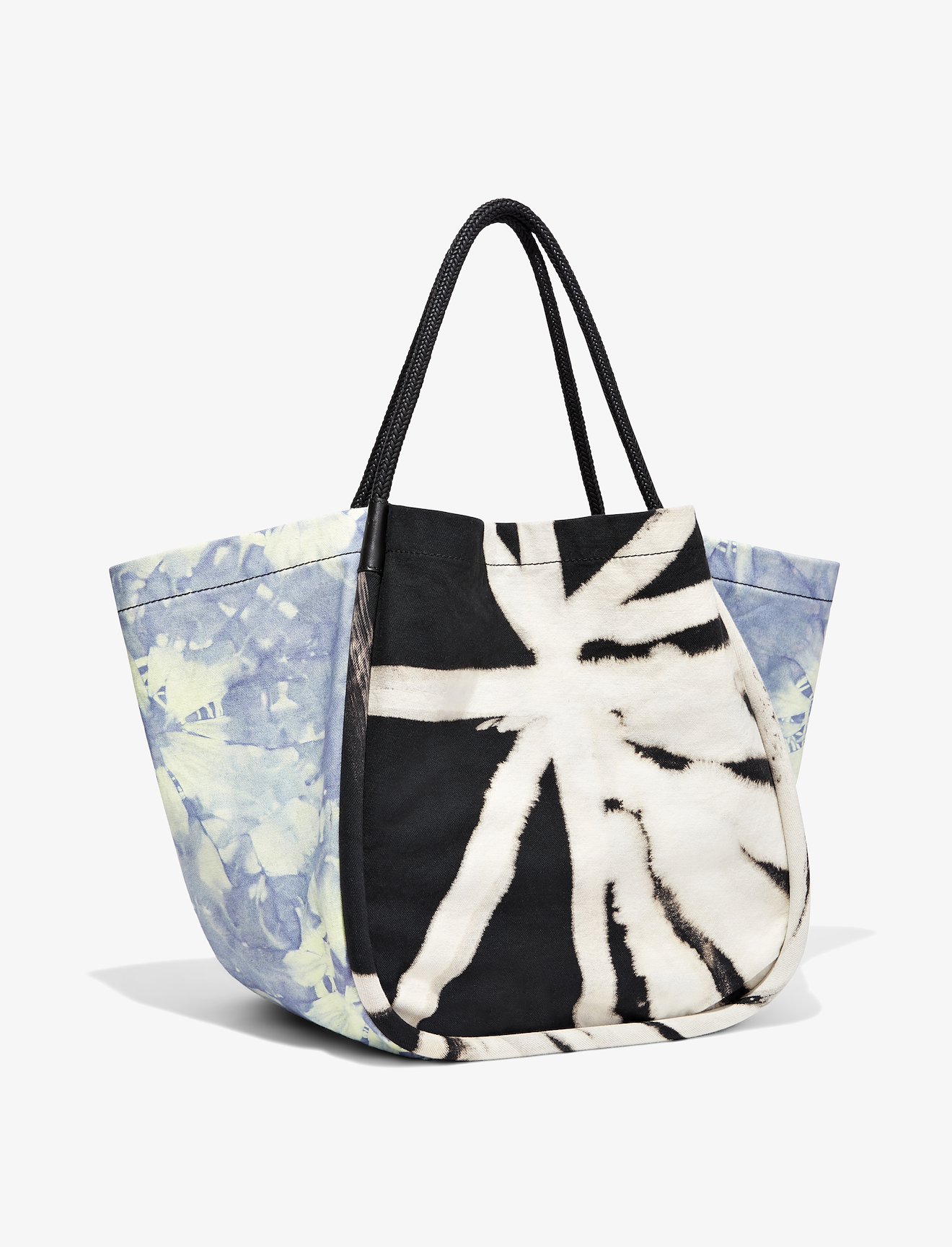 Tie Dye Denim XL Tote #1
