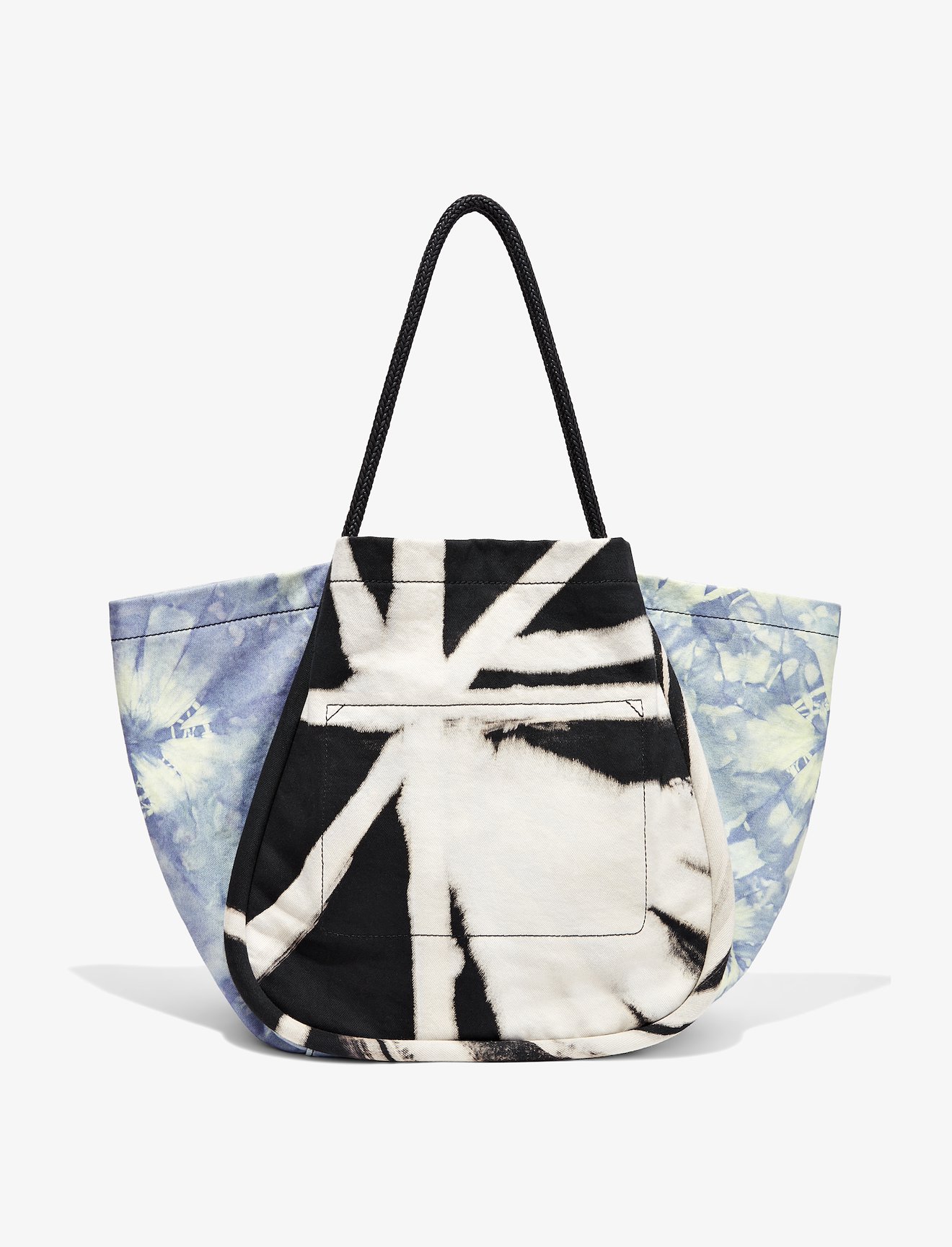 Tie Dye Denim XL Tote #3