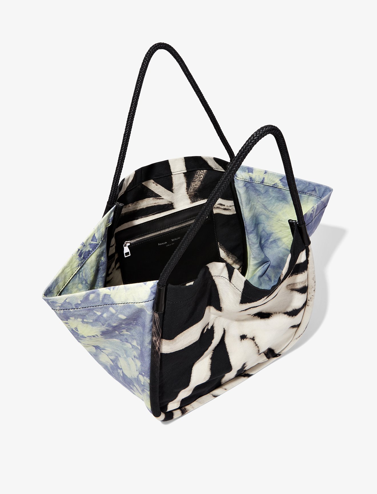 Tie Dye Denim XL Tote #4