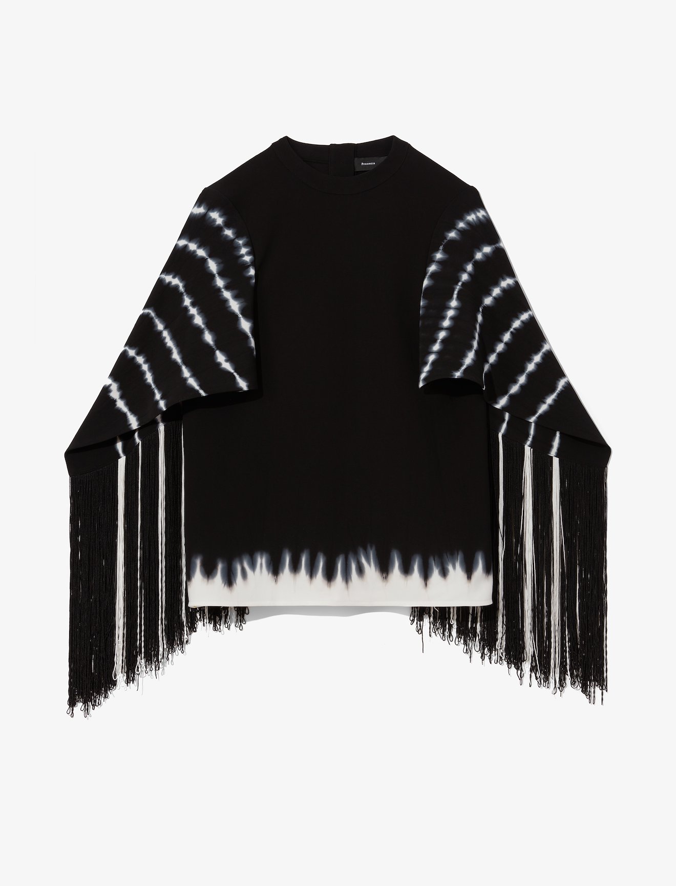Tie Dye Fringe Sleeve Top #4