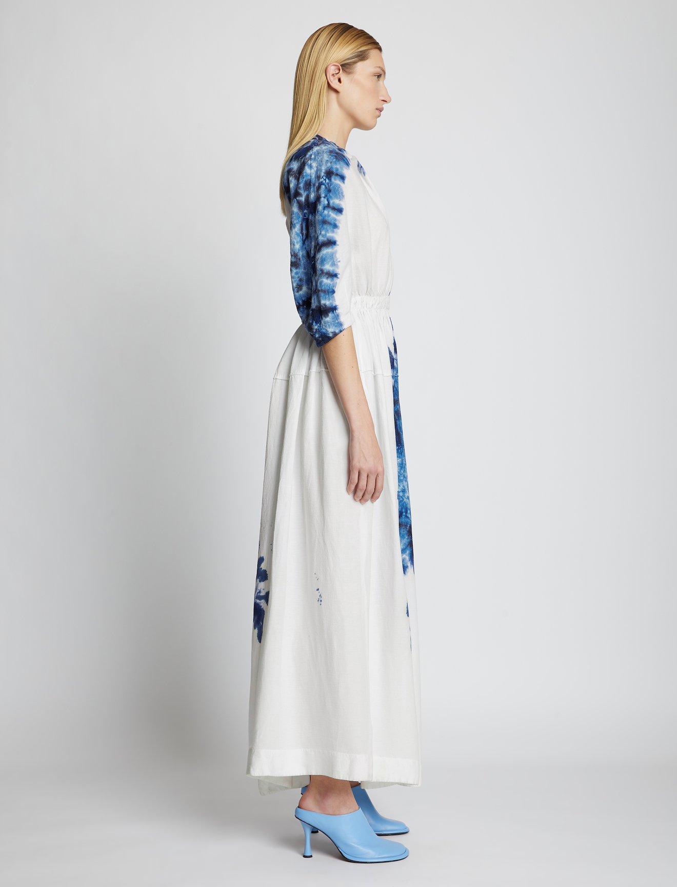Tie Dye Linen Viscose Dress #1
