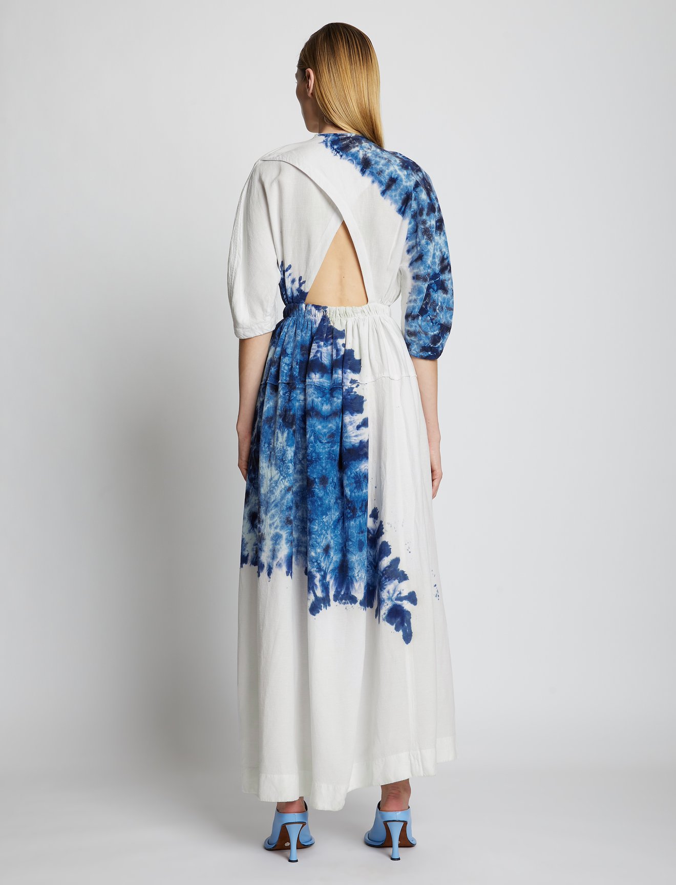 Tie Dye Linen Viscose Dress #2
