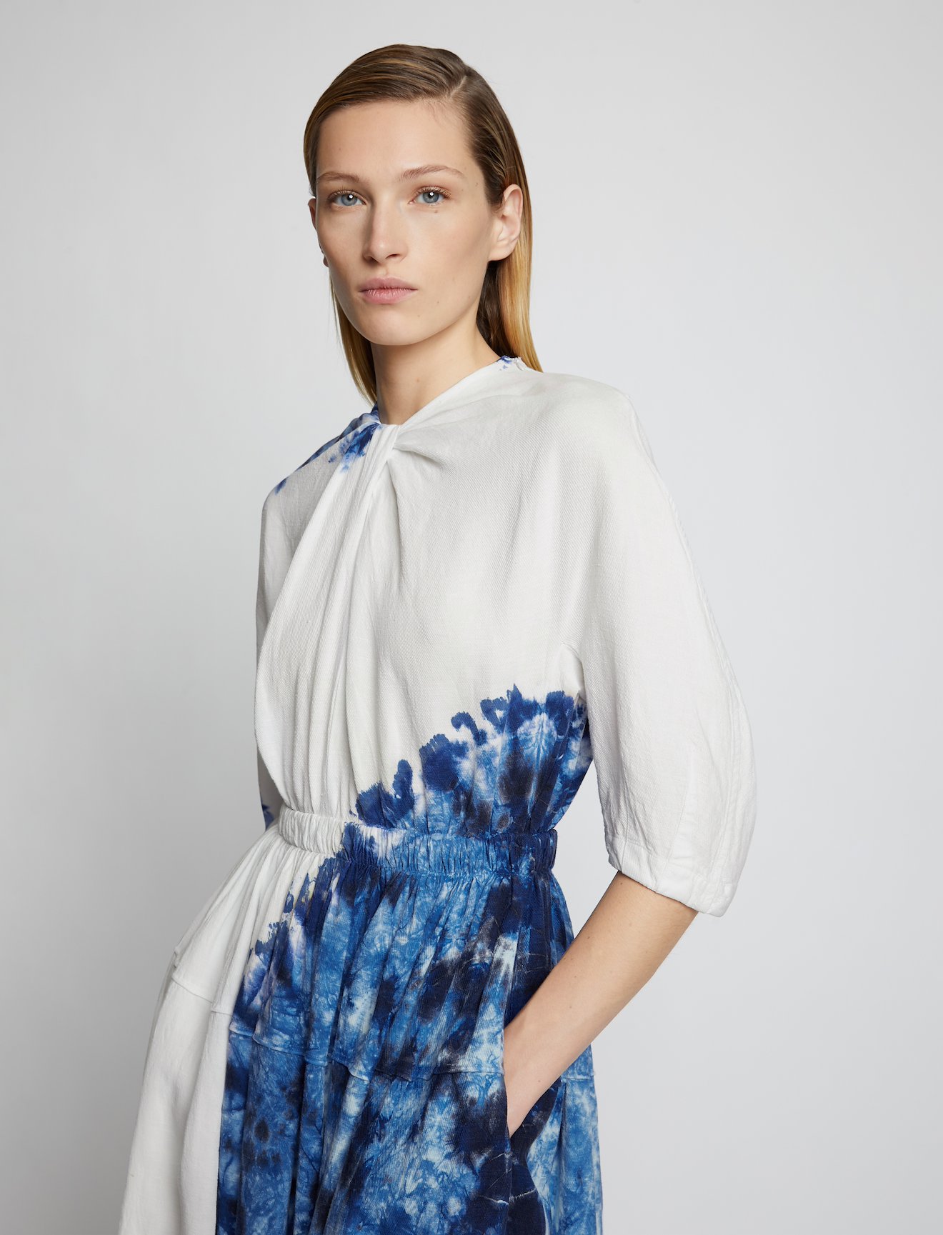 Tie Dye Linen Viscose Dress #3