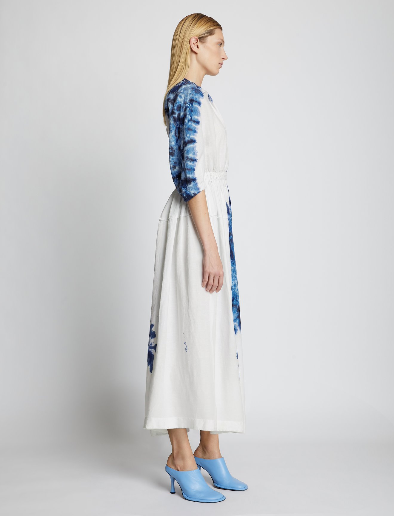 Tie Dye Linen Viscose Dress #1
