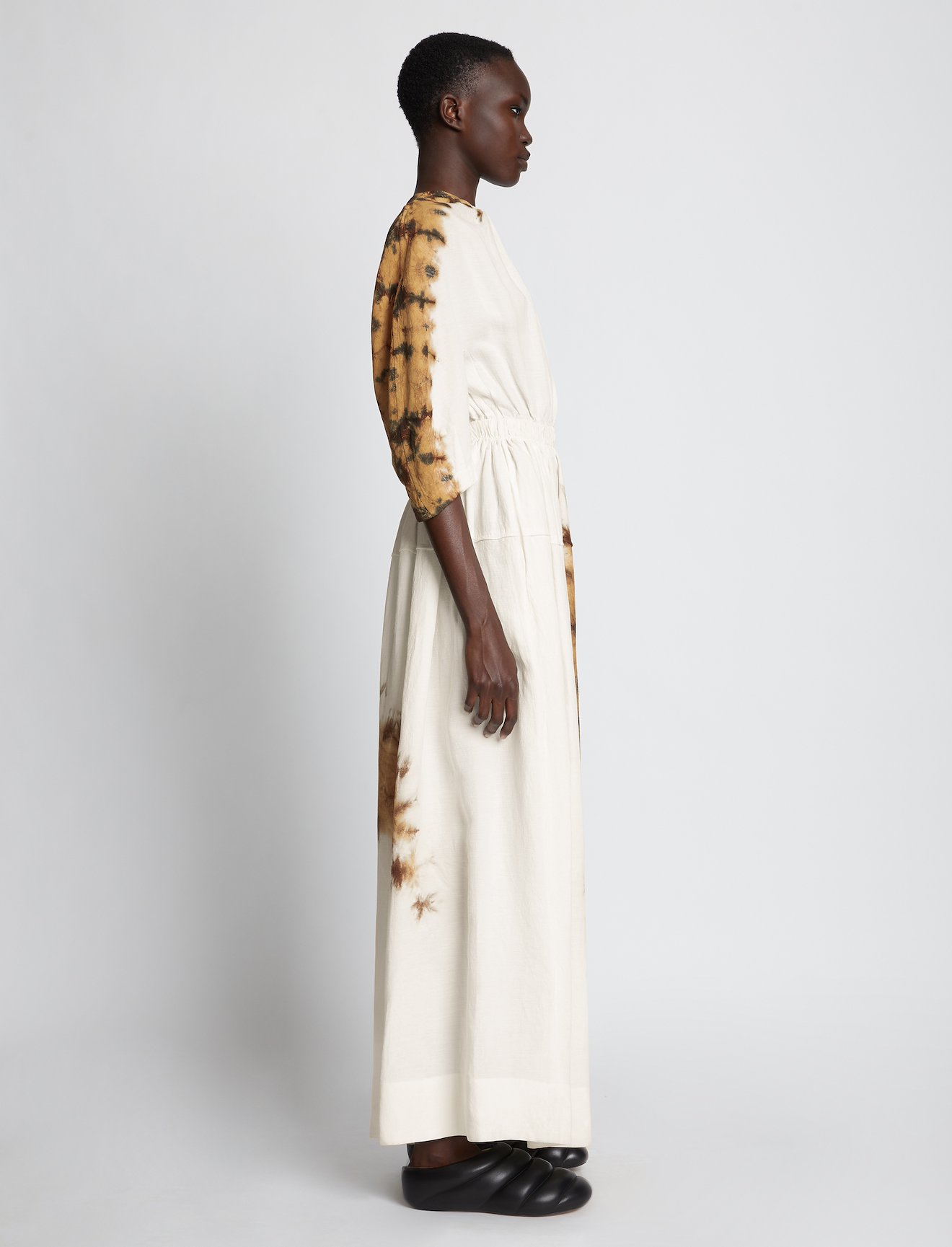 Tie Dye Linen Viscose Dress #1