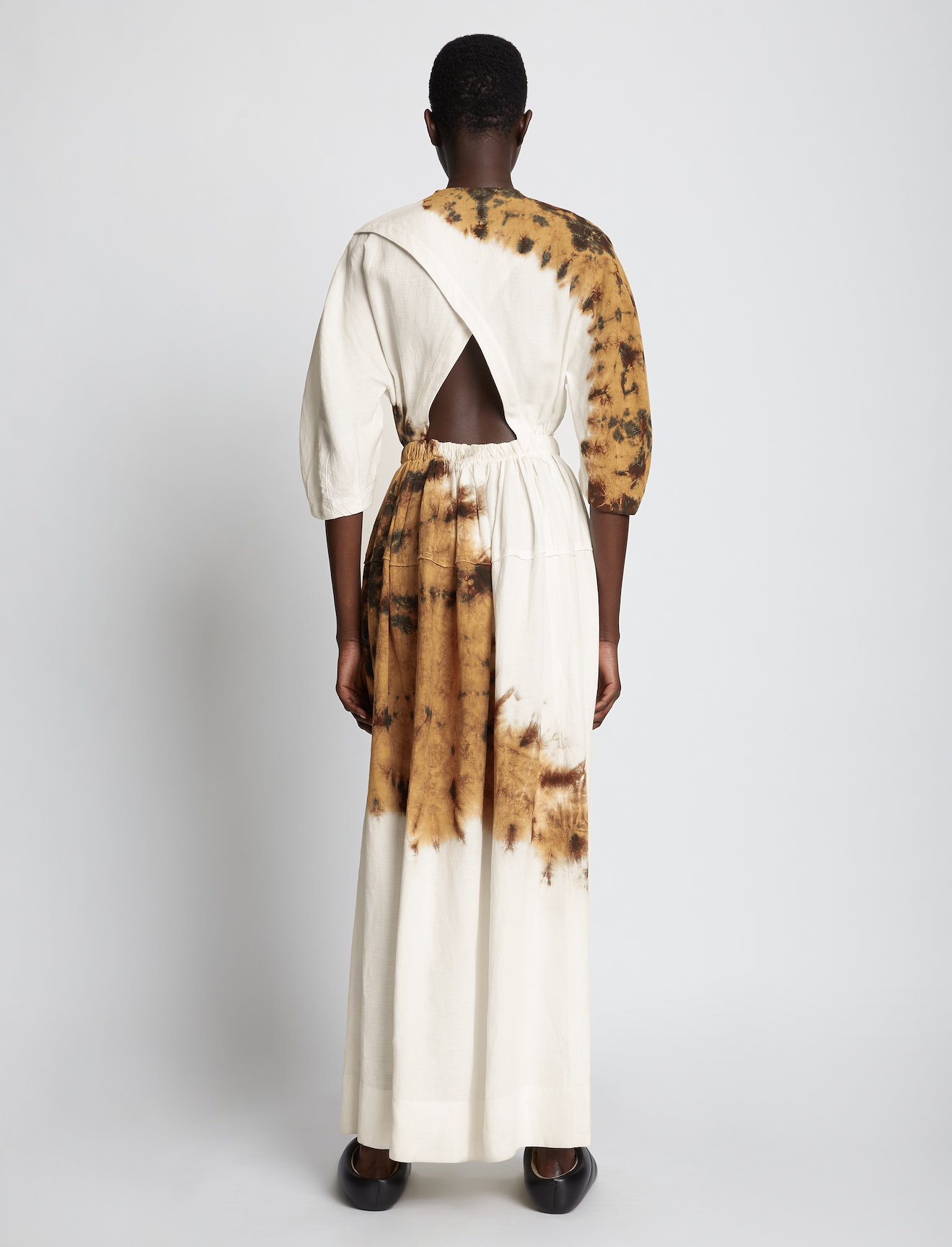 Tie Dye Linen Viscose Dress #2
