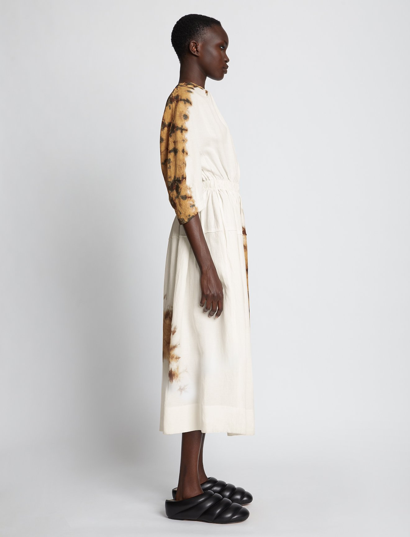 Tie Dye Linen Viscose Dress #1