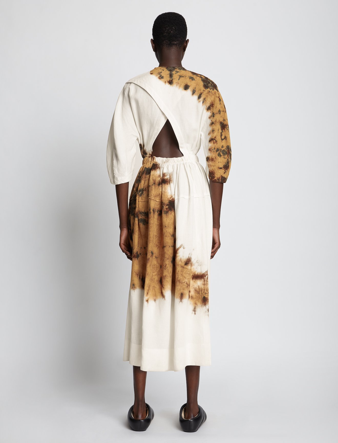 Tie Dye Linen Viscose Dress #2