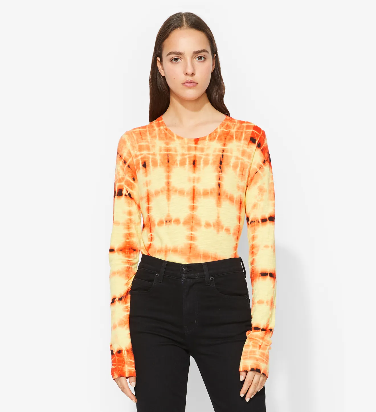 proenza schouler tie dye long sleeve