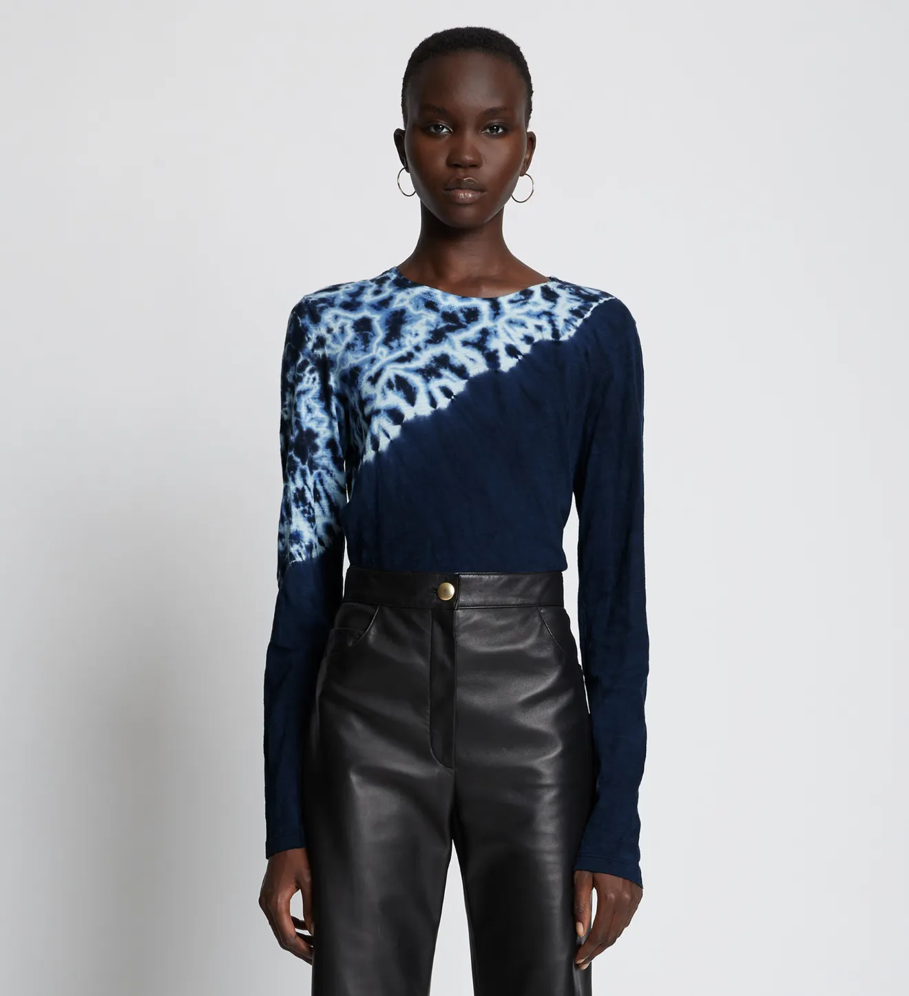 proenza schouler tie dye long sleeve